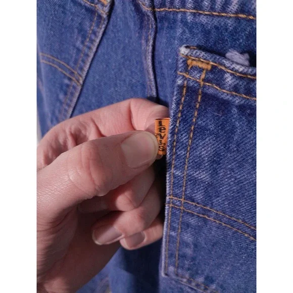 VTG Levis 509 Jeans Mens‎ 36x32 (35x30) Orange Tab Made in - Picture 6 of 10